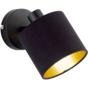 Etc-shop - Lampe spot murale design or noir Lampe de salon Spots en set comprenant des ampoules led