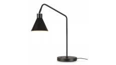 Lampe de table en métal noir H55cm