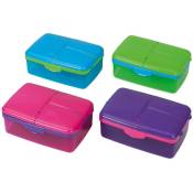 Lunchbox/Brotdose Quaddie 1,5l+Trinkflasche 23x16,2x9,6cm
