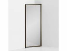 Miroir pour angle angolo cadre aluminium couleur gris 20101002346