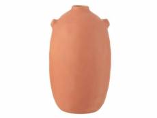 Paris prix - vase design en céramique "torsia" 28cm orange