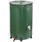 Réservoir / cuve d'eau de pluie pliable Vert 500 Litres