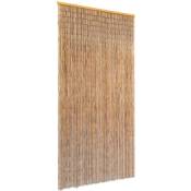 Rideau de porte contre insectes Bambou 90 x 220 cm