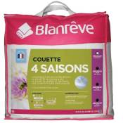 Sans Marque - blanreve Couette 4 saisons - 140 x 200 cm - Blanc