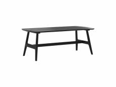 Table basse suly en bois noir 120 cm