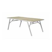 Table de jardin - Aluminium - 200 cm - Valkyrie - Gris