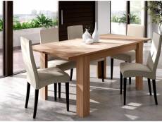 Table de salle à manger extensible, couleur chêne canadien, dimensions 140 x 78 x 90 cm 8052773468107