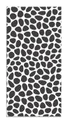 Tapis vinyle motif pavée gris 60x200cm