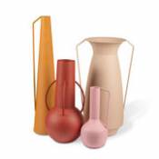 Vase Roman / Set de 4 - Métal (usage décoratif seulement) - Pols Potten rose en métal