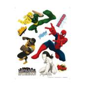 Ag Art - Stickers géant Team Spiderman Marvel 65x85