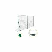 Cloture&jardin - Grillage Soudé Vert - jardimalin - Maille 100 x 75mm - 1,80 mètre - Vert (ral 6005)