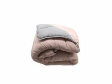 Couette ultra chaude Rose clair/Gris anthracite - 2