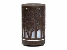 Diffuseur forest marron ultrasons lumineux d'huiles