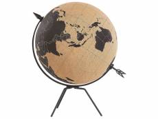 Globe 35 cm noir et marron battuta 234279