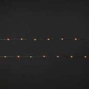 Guirlande lumineuse fil cuivre 20 LED blanc chaud