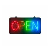 Interface Plv - Enseigne lumineuse led intérieur open / closed - Multicolour