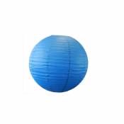 Lot de 3 Boules Papier Bleu Roi 50 cm - Boule Japonaise