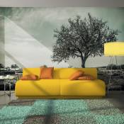 Papier peint panoramique arbre vintage 250x193 cm
