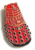 Pin's en métal émaillé Doctor Who Dalek Rouge