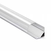 Profilé d'angle en aluminium - Bande de recouvrement