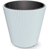 Prosperplast - Pot de Fleurs Blanc avec réservoir Collection Milly, 46,7 x 46,7 x 44,2 cm, capacité 50 l. - Blanc