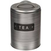 Retro - Boite à thé cylindrique métallique