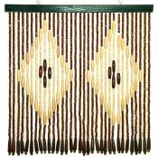 Rideau ethnique afrique en bois 66FILES 100X220CM