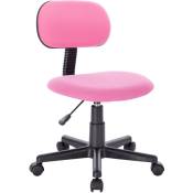 Svita - maggy Chaise de bureau enfant Chaise de bureau réglable en hauteur rose