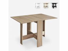 Table plateau pliable double battant peu encombrant galvani AHD Amazing Home Design