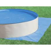Tapis de sol bleu TOI swimlux piscine hors-sol ronde