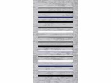 "tapis rayures gris dimensions - 200x290" TPS_RAY_GRI200