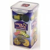 3 X & Lock Lock-Grande boîte à biscuits carrée "cm
