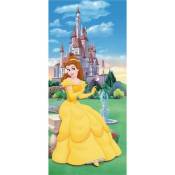 Ag Art - Poster porte Belle Princesse Disney intisse 90X202 cm