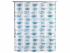 Aquamarin rideau de douche anti-moisissure, polyester,