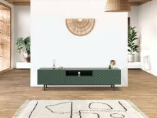 Boboxs meuble tv 190 cm paloma pieds noirs vert