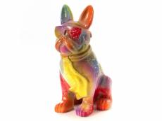 Bulldog cravate rainbow m - amadeus