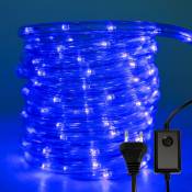 Hengda - 30M Tube Lumineux Extérieur LED Guirlande Lumineuse Décoration,Bleu,avec Adapteur d’alimentation - Bleu