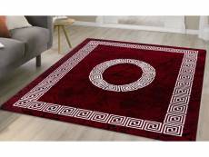 Ispa - tapis baroque rouge et blanc 200 x 290 cm PLUS2002908009RED