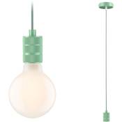 Lampe à pendentif néordique Tilla E27 Max. 40W Métal dimmable vert clair