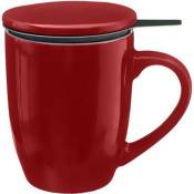 Mug à thé Tisanière Rouge