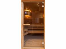 Papier-peint pour porte - sauna 100x210 cm
