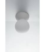 Plafonnier Plaster blanc 1 ampoule 10cm