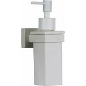Pollini Acqua Design - Distributeur de savon liquide à installer sur le mur Live LV1224M0 Blanc mat - Blanc mat