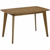 Rendez Vous Déco - Table rectangulaire Oman 120 cm en bois foncé - Bois foncé