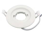 Silamp - Support Spot Encastrable GX53 led Rond blanc