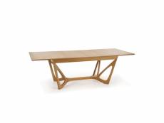 Table a manger design couleur chêne 160-240cm trust