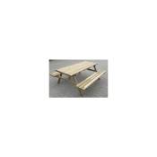 Table et bancs Eco pique-nique 180x160x71 cm en bois