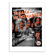 Affiche 50x70 cm - Tokyo-Paris Montmartre - Paiheme