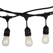 Ampoules led E27 String Lights - wp - Douille - Noir