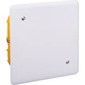 Boîte blanche carrée - 115 mm - Couvercle à vis - Batibox - Legrand